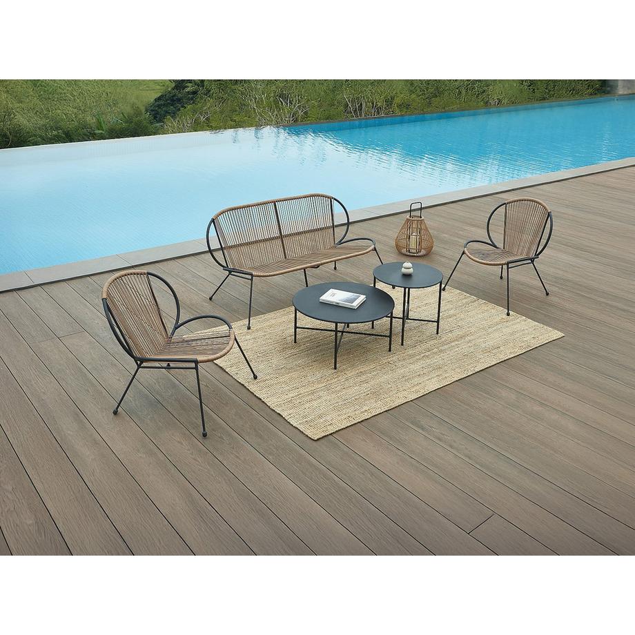 Vente-unique Set di mobili da giardino NIKAO  