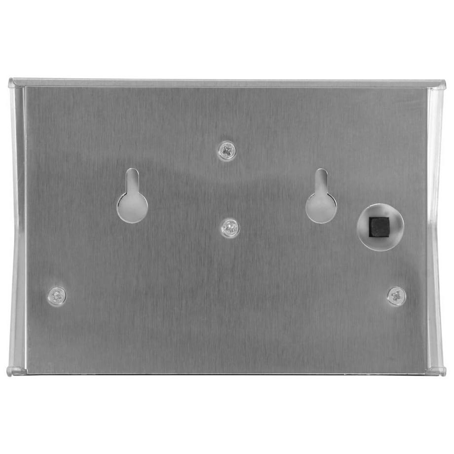 VidaXL Lampe murale acier inoxydable  