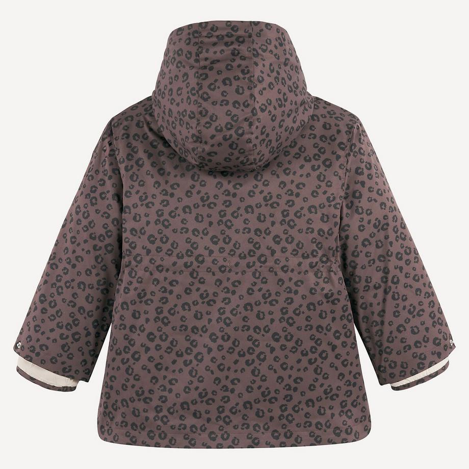 La Redoute Collections 2-in-1 Kapuzenparka mit Animal-Print  