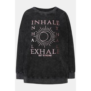 Studio Untold  Sweatshirt, very Oversize Shape, Yoga Print 