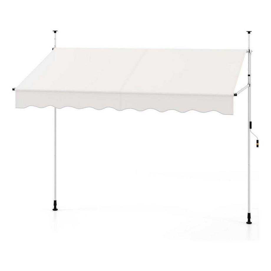 Einziehbare Markise, höhenverstellbar