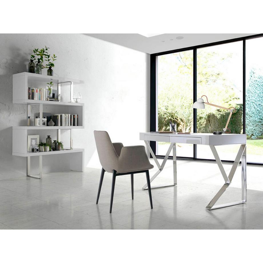 ANGEL CERDA Etagère blanc et acier  