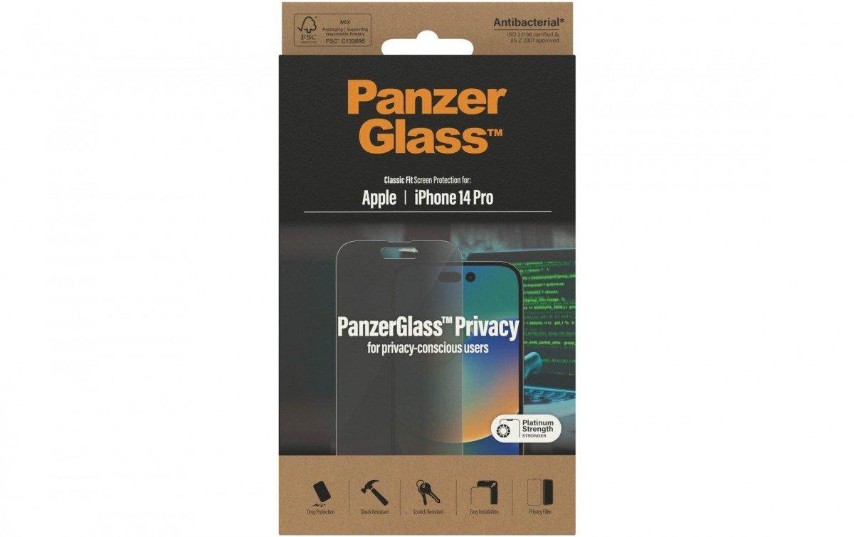 PanzerGlass  Panzerglass Displayschutz Classic Fit Privacy iPhone 14 Pro 