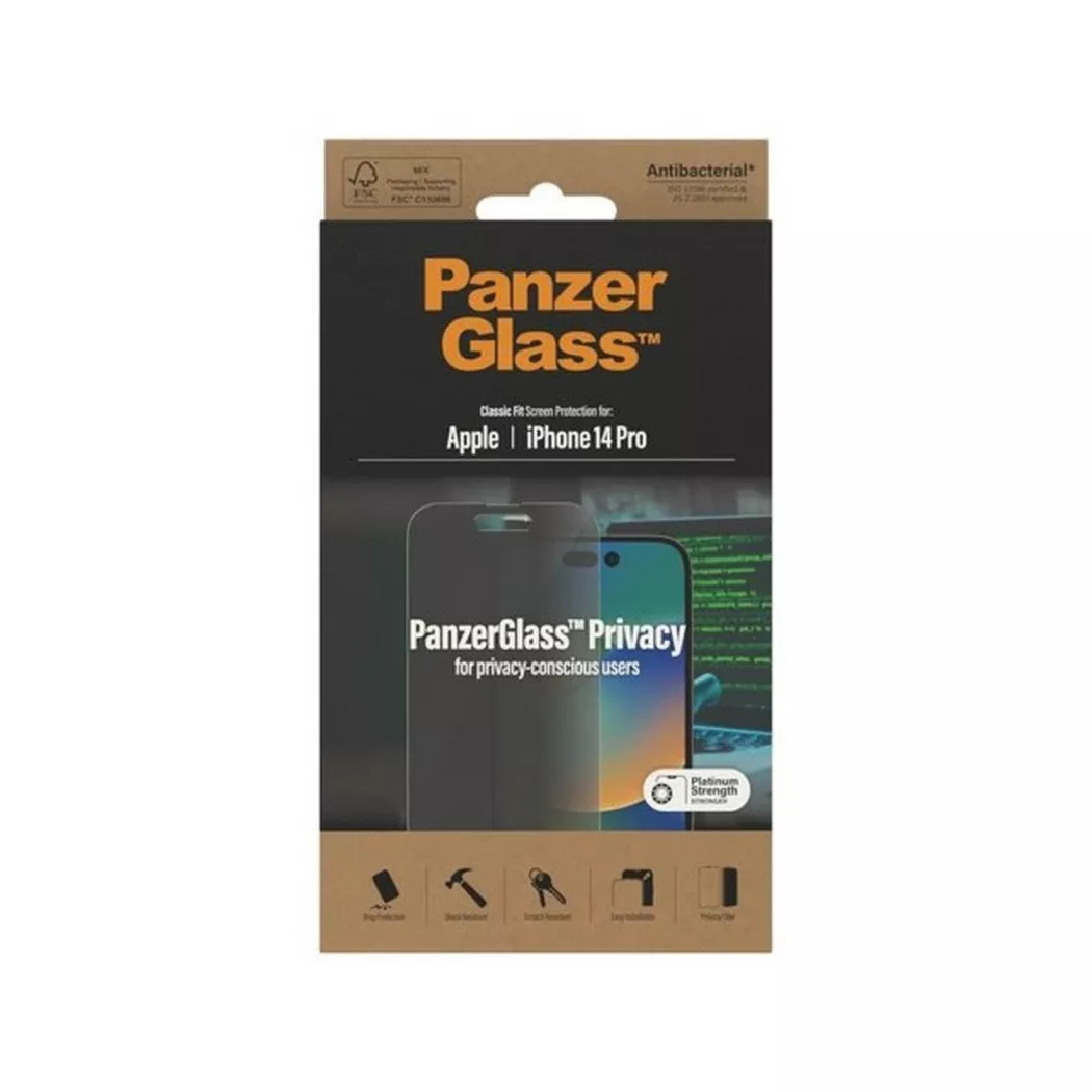 PanzerGlass ® Privacy Screen Protector iPhone 14 Pro | Classic Fit Protection d'écran transparent Apple 1 pièce(s)