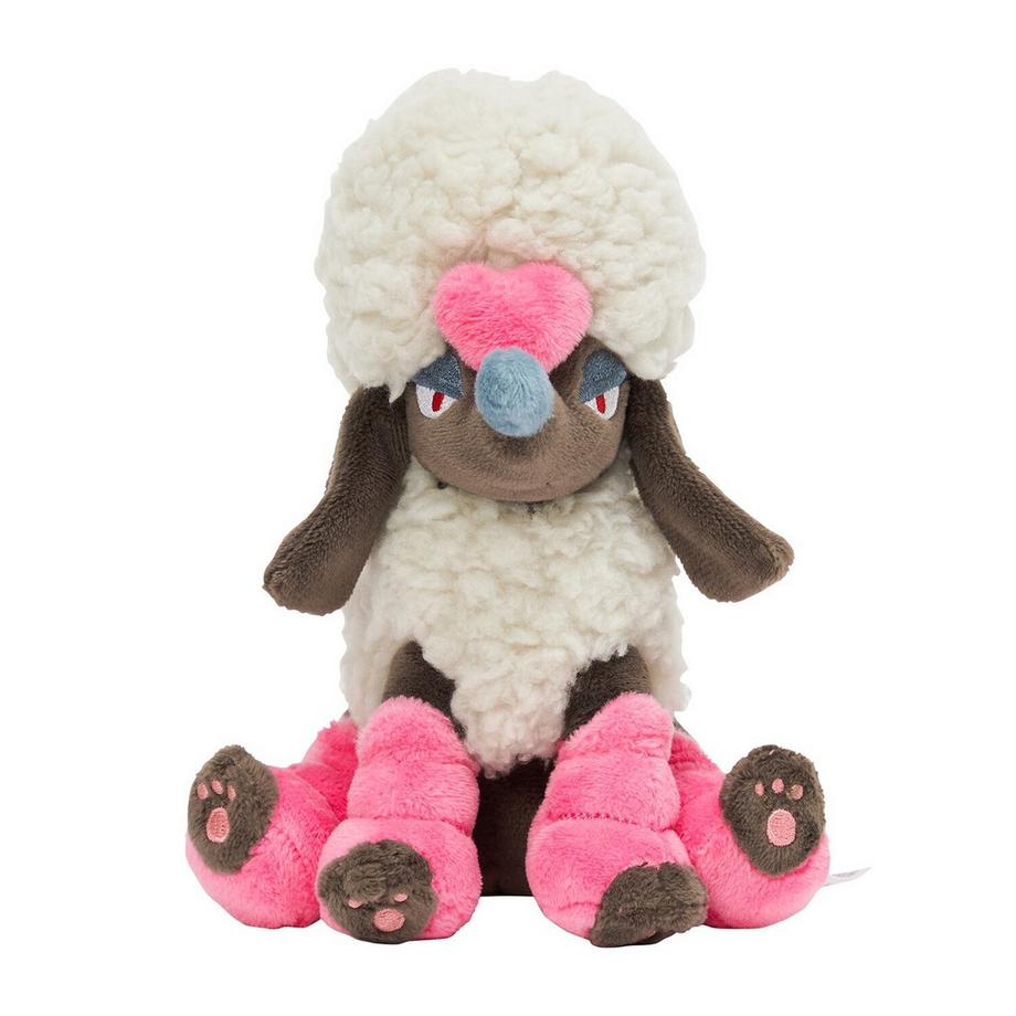 Pokemon  Furfrou Heart Trim Sitting Cuties Plush 