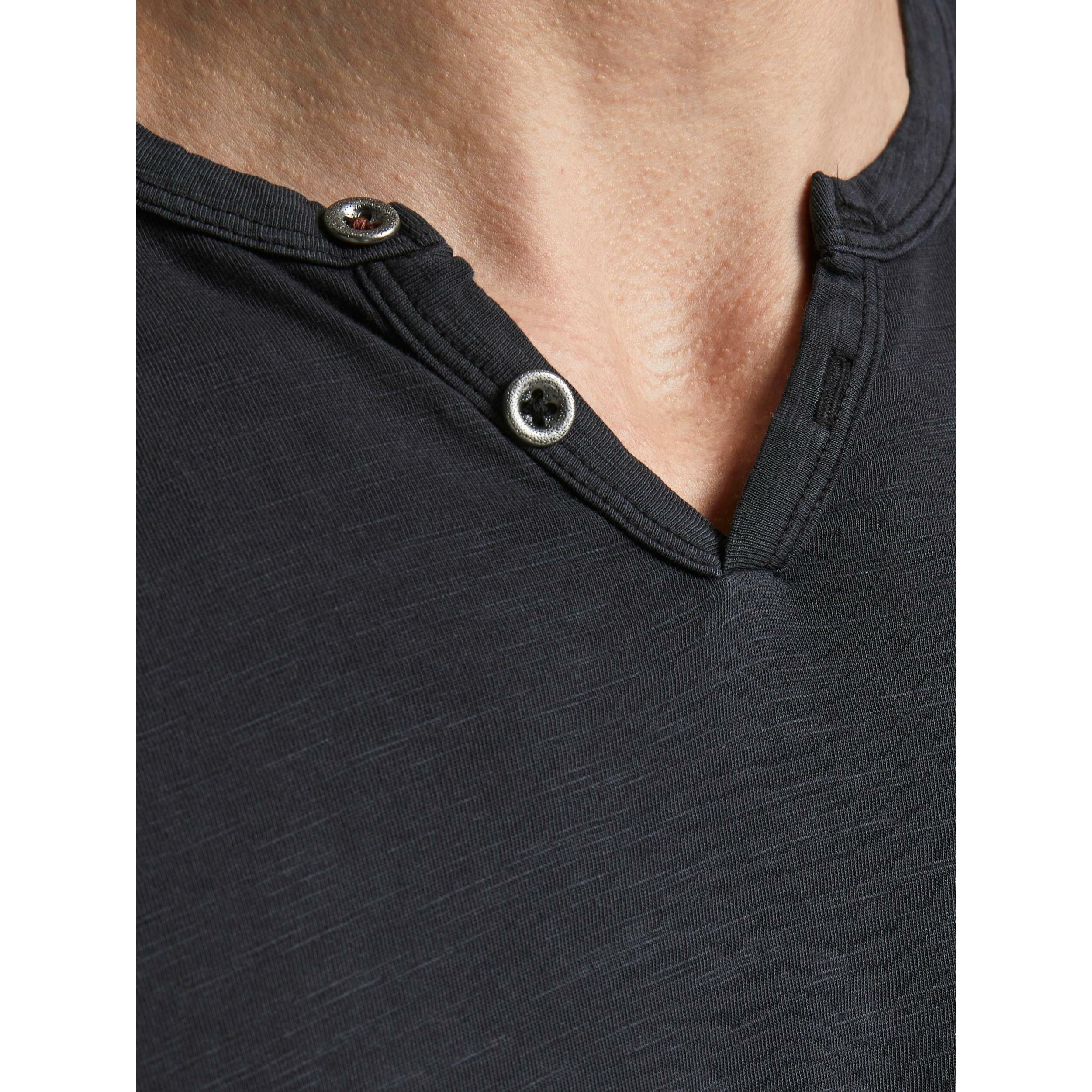 JACK & JONES Split Neck Kurzarm T-Shirt  