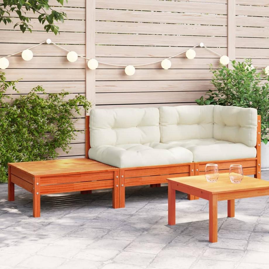 VidaXL Gartensofa holz  
