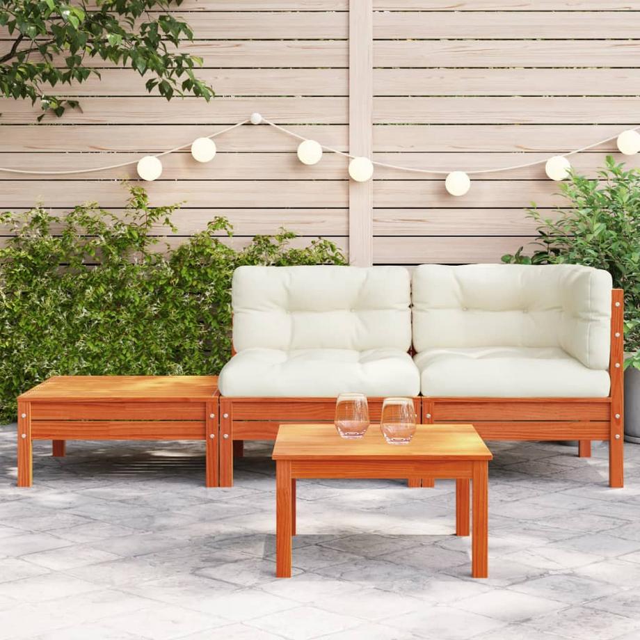 VidaXL Gartensofa holz  