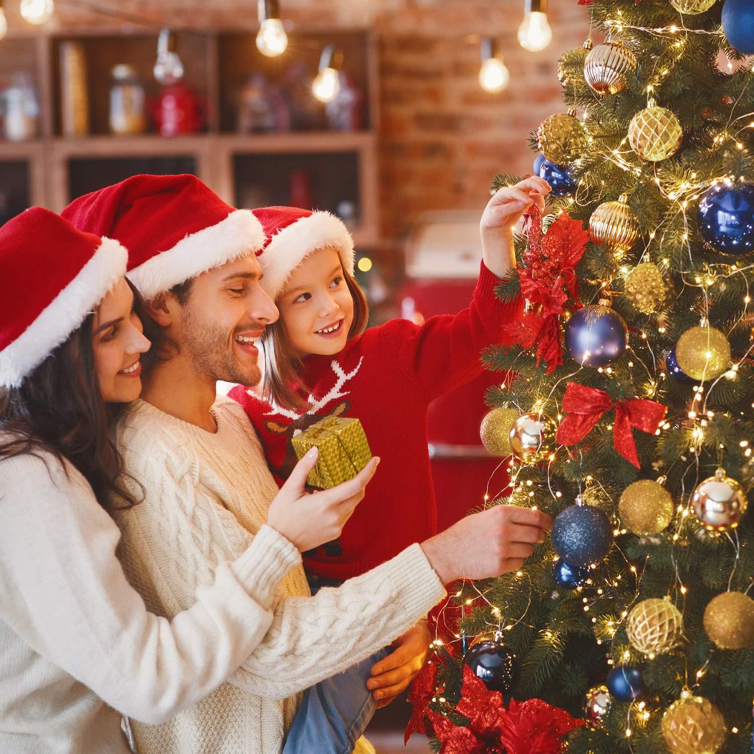 B2X Boules de sapin de Noël en lot de 110 pièces  