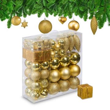 Boules de sapin de Noël en lot de 110 pièces