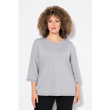 T-Shirt, Ziernähte, Rundhals, Halbarm