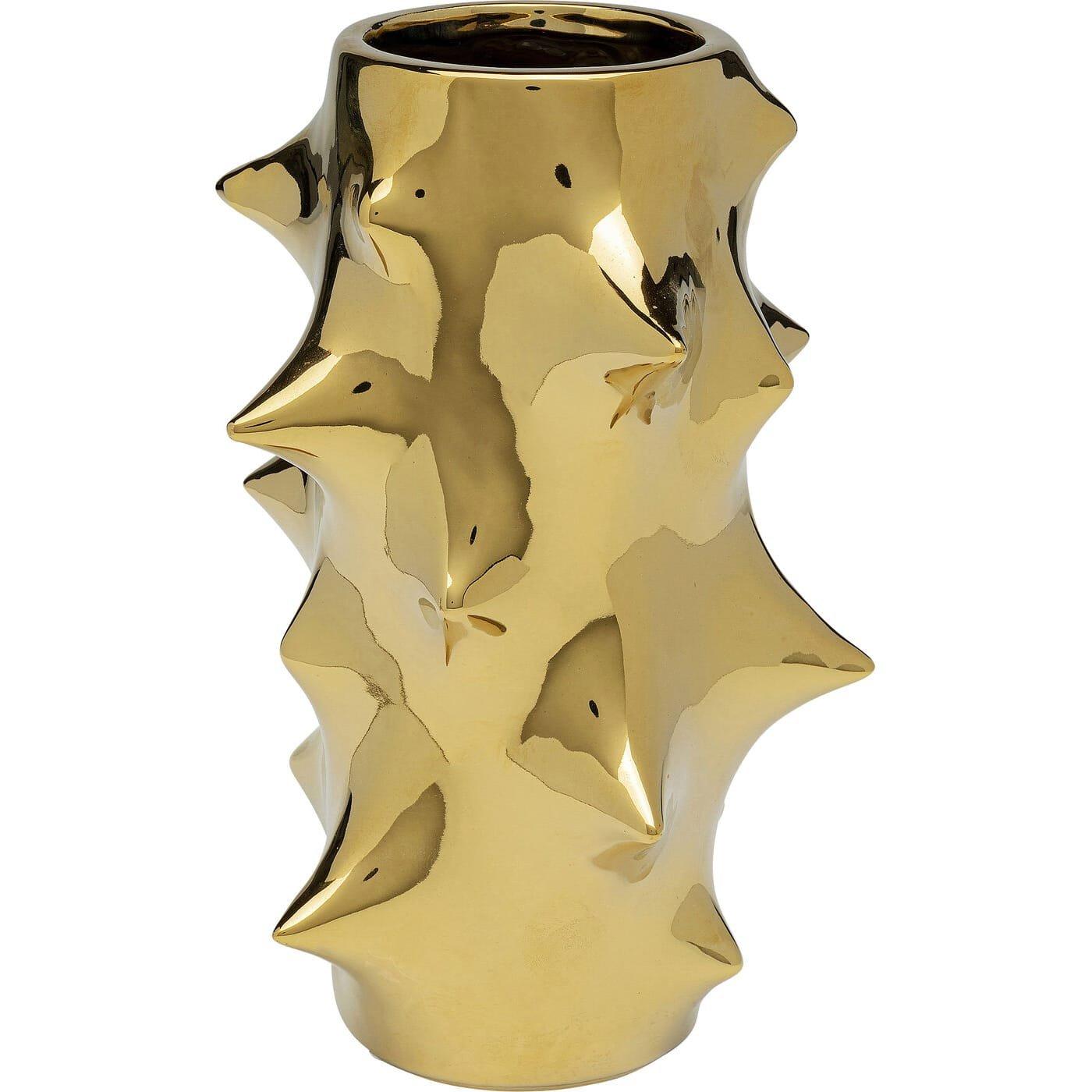 KARE Design Vase Pointy gold 25  