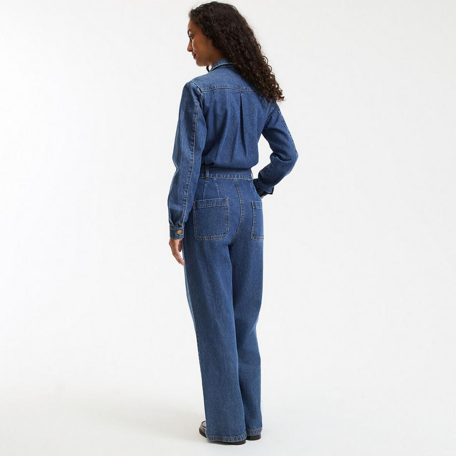 La Redoute Collections Eryn Combinaison pantalon en denim Signature  