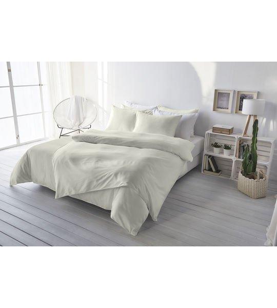 Living Home Uni Satin Set de linge de lit  