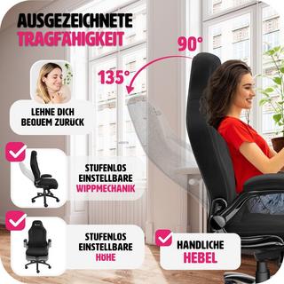 Tectake Sedia da ufficio Springsteen  