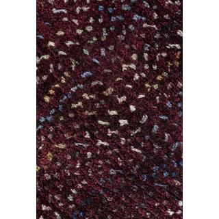 KARE Design Tapis Gianna rouge vin 170x240  