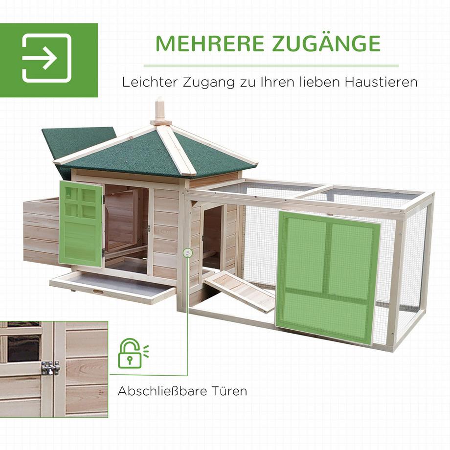 PawHut  Zwerghühnerhaus 