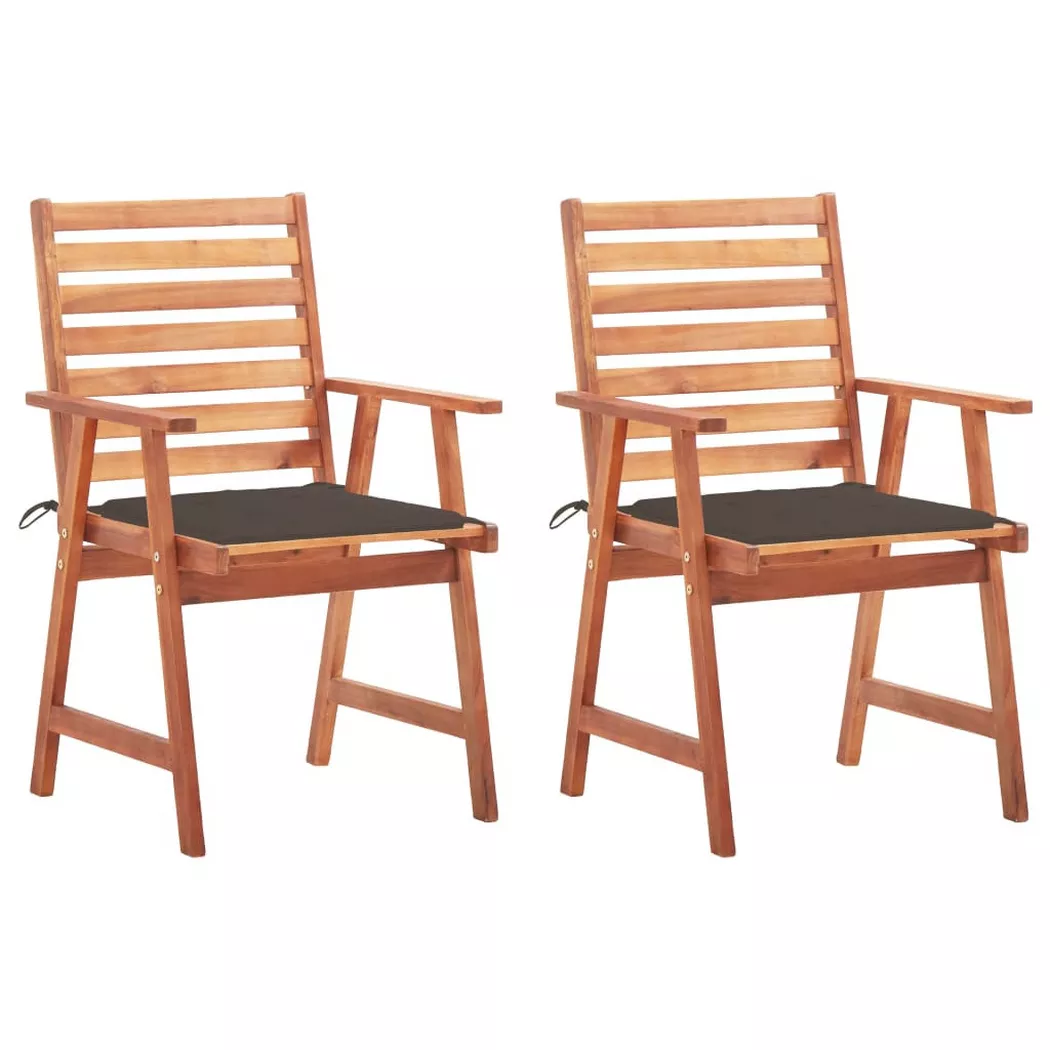 VidaXL - Gartenstuhl akazienholz, One Size, Beige