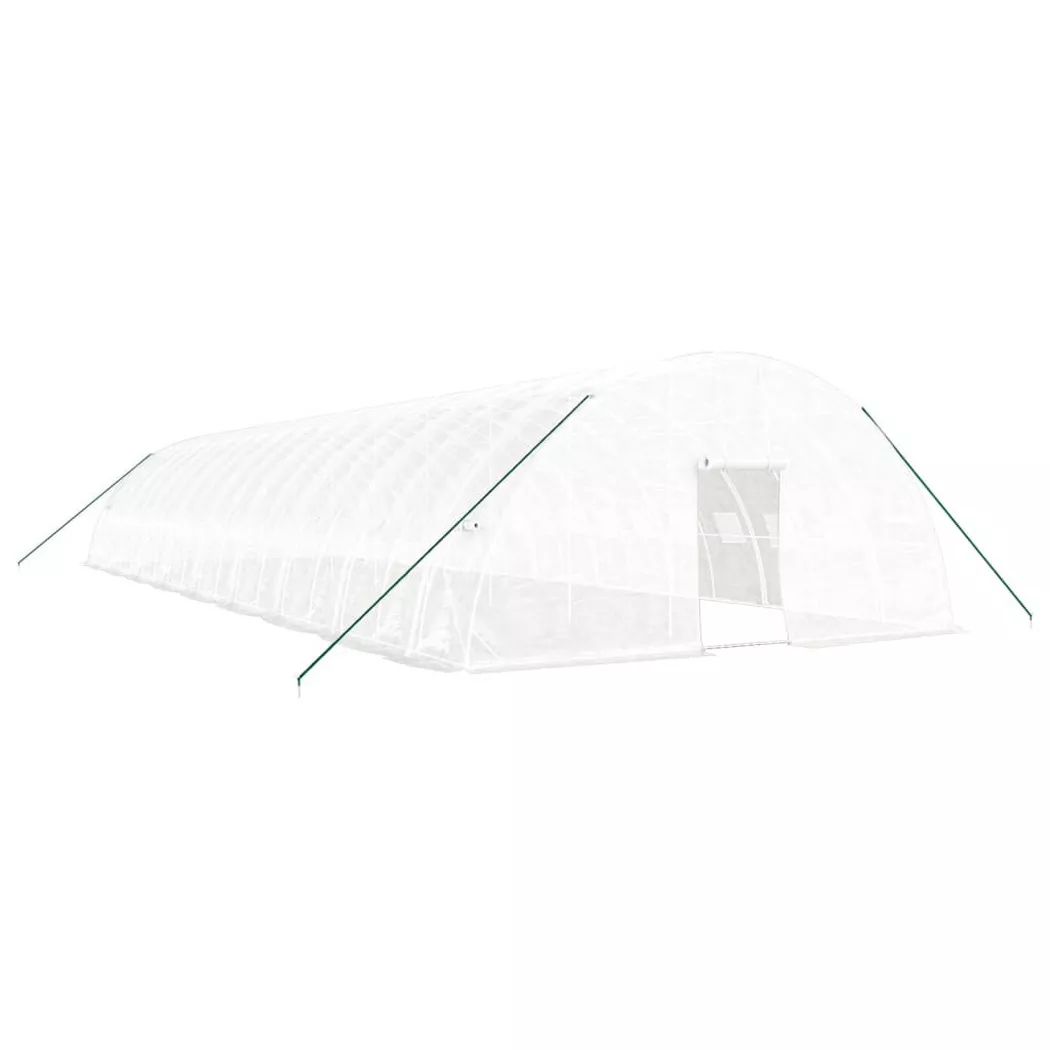 VidaXL - Gewächshaus polyethylen, One Size, Weiss