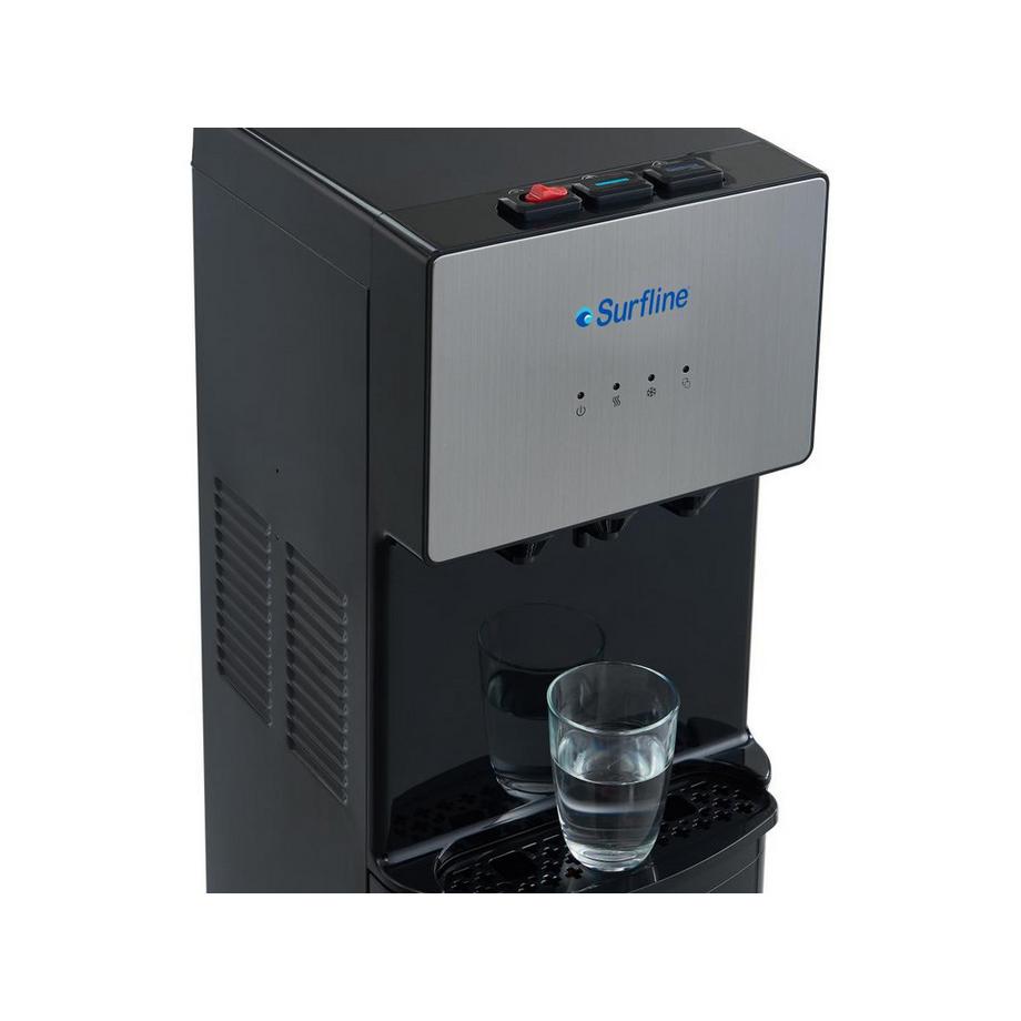 Vente-unique  Fontaine à eau sur réseau - eau froide/ eau chaude -  Gris - LIMAN 