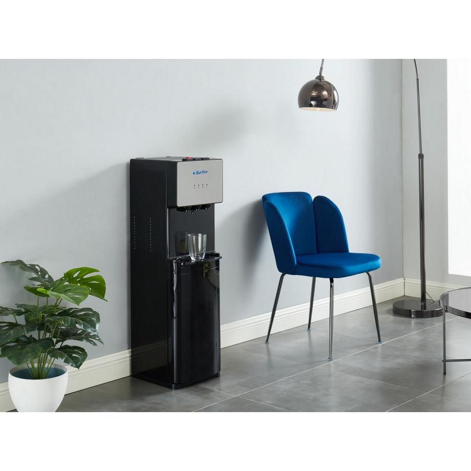 Vente-unique  Fontaine à eau sur réseau - eau froide/ eau chaude -  Gris - LIMAN 