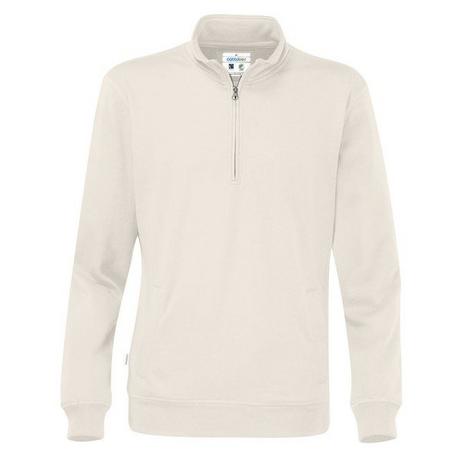 Cottover Sweatshirt mit halbem Reissverschluss  
