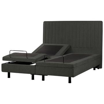 Lit réglable en Tissu Scandinave DUKE II