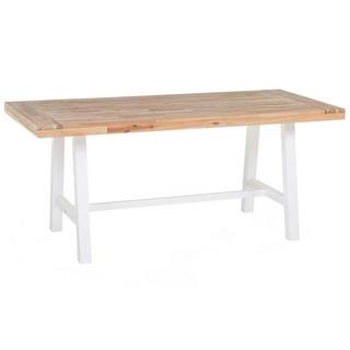Beliani Table de salle à manger de jardin en Acacia Scandinave SCANIA  