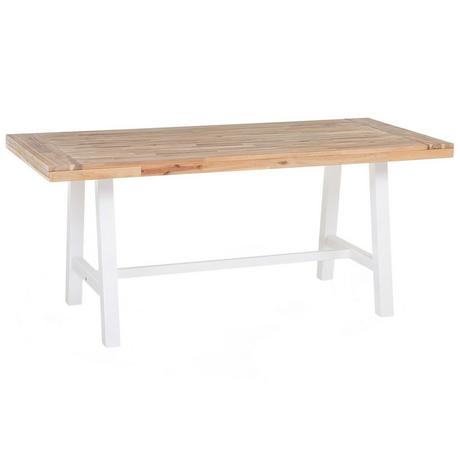 Beliani Table de salle à manger de jardin en Acacia Scandinave SCANIA  