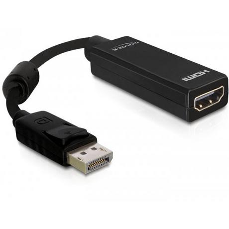 DeLock  DeLOCK 61849 cavo e adattatore video 0,125 m DisplayPort HDMI tipo A (Standard) Nero 