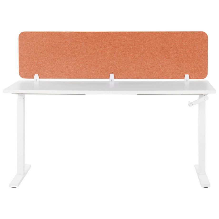 Beliani  Schreibtischtrennwand aus Stoff WALLY 