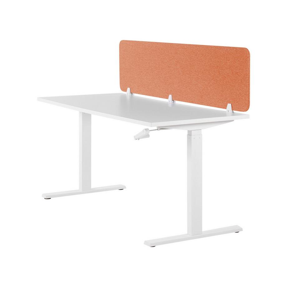 Beliani  Schreibtischtrennwand aus Stoff WALLY 