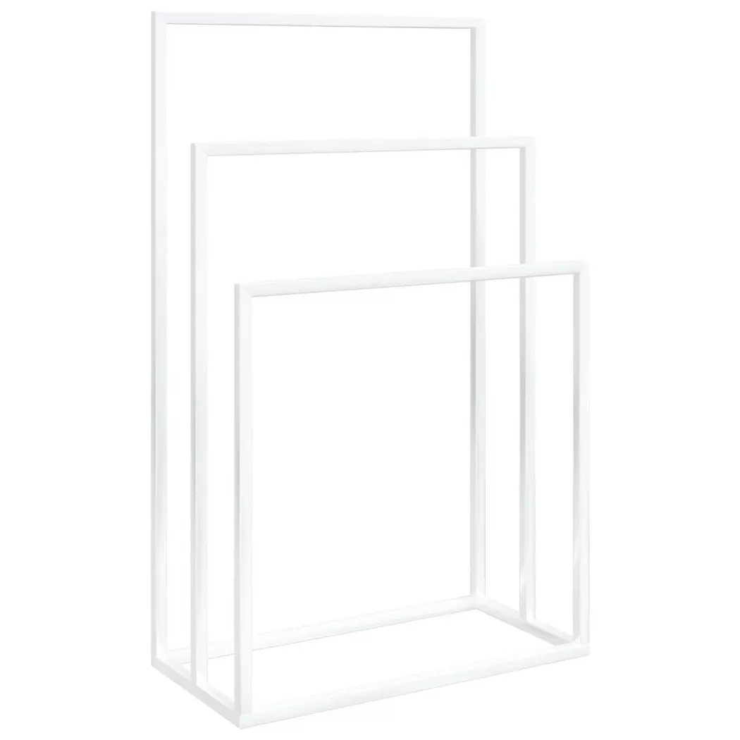 vidaXL Handtuchständer Weiß 48x24x79 cm Eisen