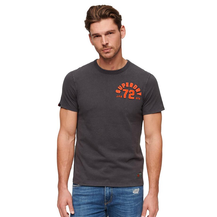 Superdry T-shirt Vintage Athletic Chest Maniche Corte  