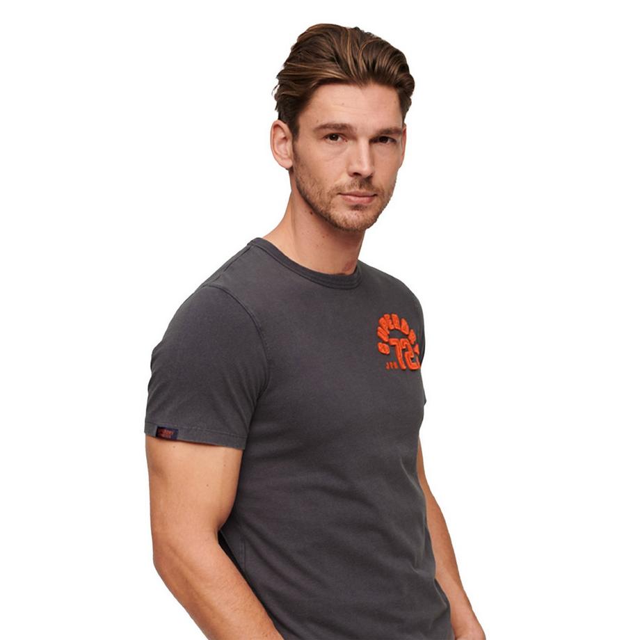 Superdry T-shirt Vintage Athletic Chest Maniche Corte  