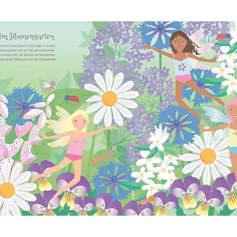 Usborne  Mein Anziehpuppen-Stickerbuch: Feen 