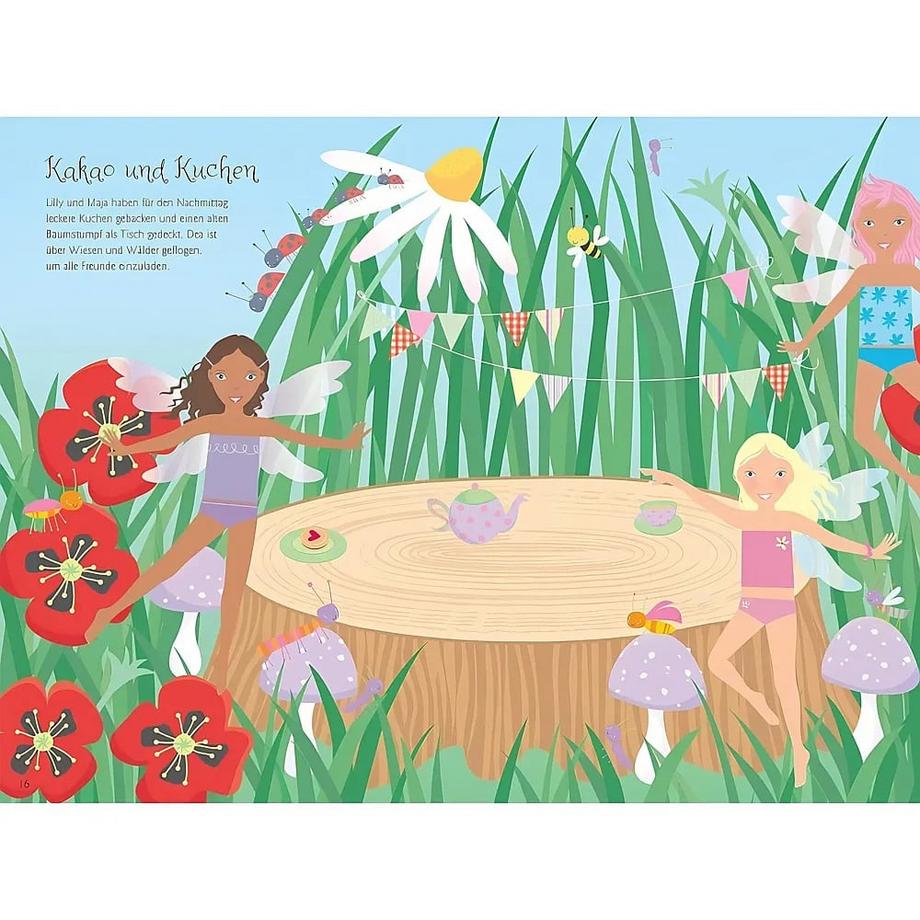 Usborne  Mein Anziehpuppen-Stickerbuch: Feen 