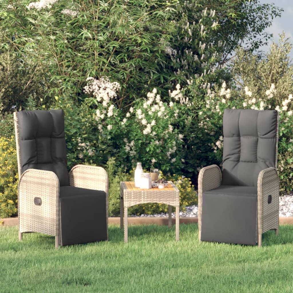 VidaXL Outdoor relaxsessel poly-rattan  