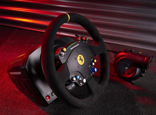 THRUSTMASTER  - TS-PC Racer Ferrari 488 Challenge Edition Wheel [Swiss Edition] 