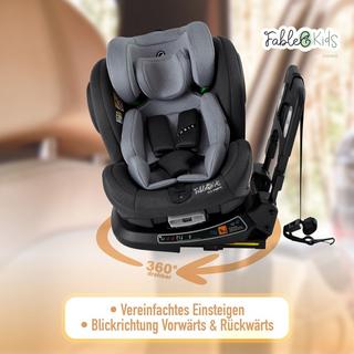 FableKids  Seggiolino auto per bambini Ruotabile a 360° Isofix 