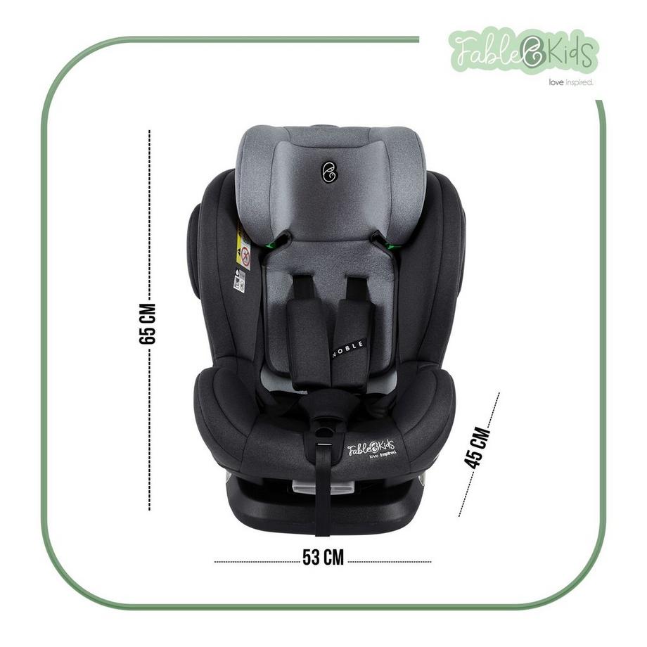 FableKids  Autokindersitz Autositz Kinderautositz 360° drehbar Isofix 