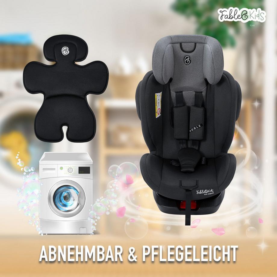 FableKids  Autokindersitz Autositz Kinderautositz 360° drehbar Isofix 