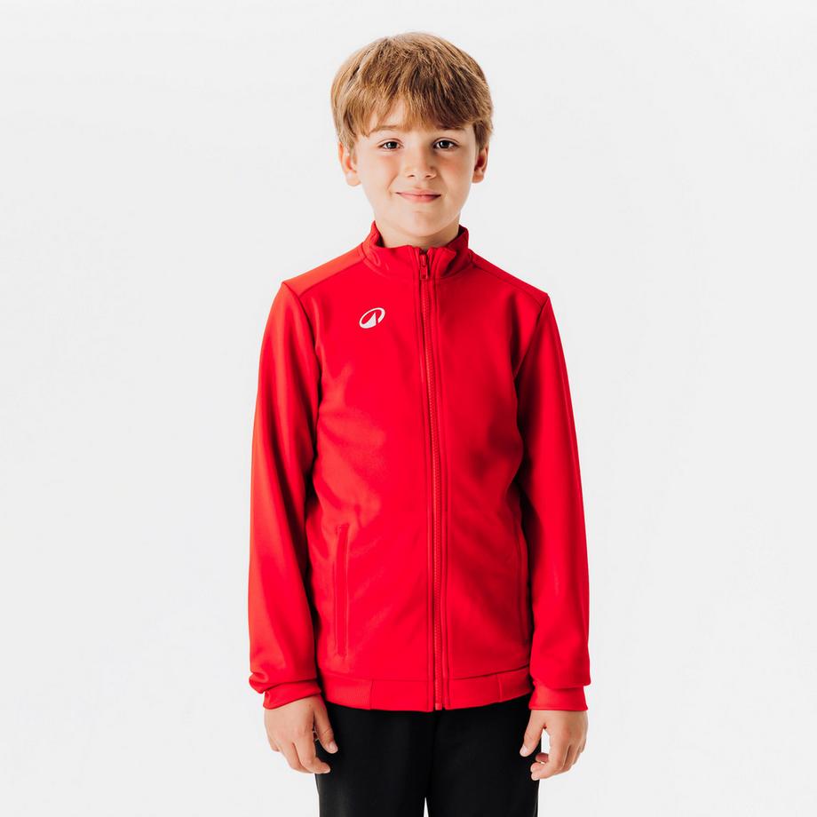 Veste junior entraînement football polyester