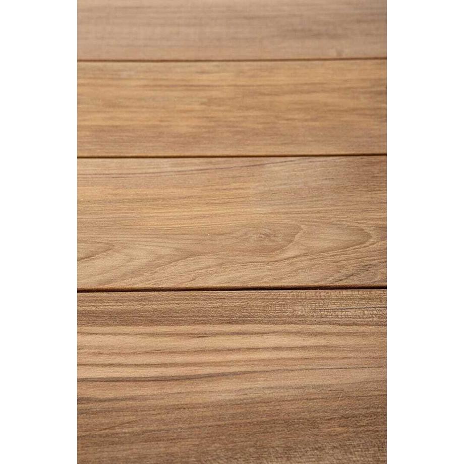 mutoni lifestyle Gartentisch Cameron Teakholz anthrazit 180x90  