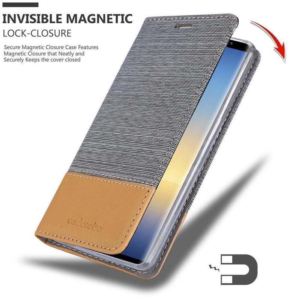 Cadorabo  Housse compatible avec Samsung Galaxy NOTE 9 - Coque de protection avec fermeture magnétique, fonction de support et compartiment pour carte 