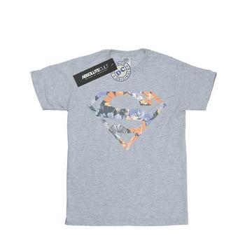 Superman Floral Logo 2 TShirt