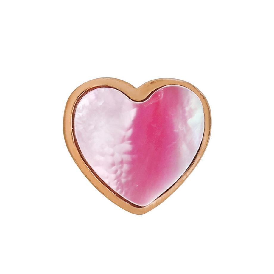 Maxte  HerzOhrstecker aus Edelstahl mit Imitiertem Stein 