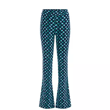 Mädchen-Flared-Leggings Mit Muster