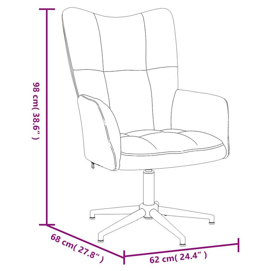 VidaXL Relaxsessel samt  
