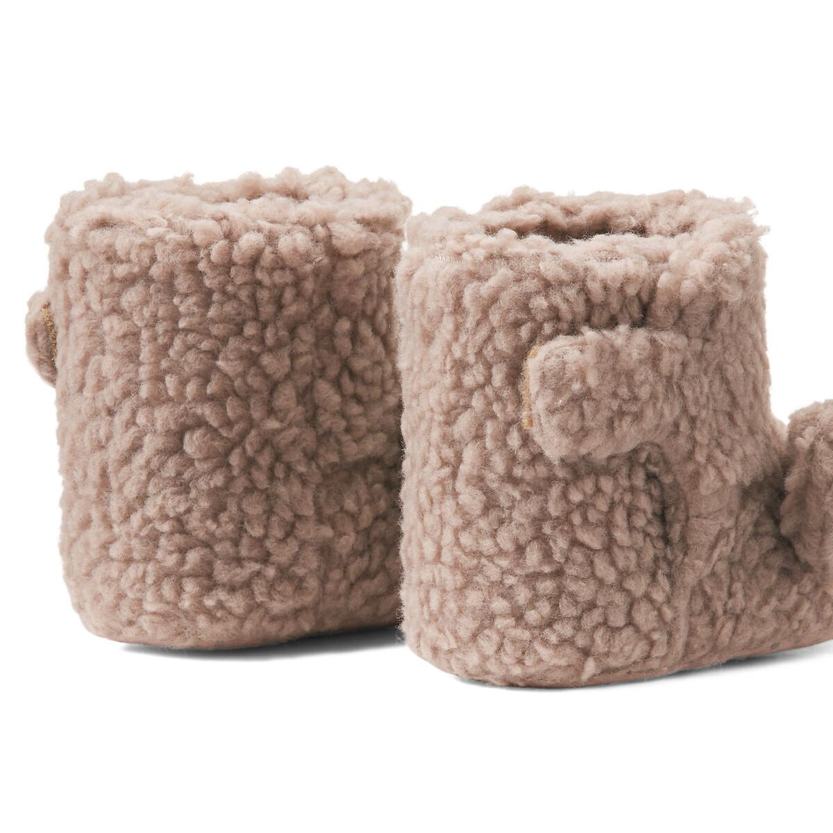 La Redoute Collections  Chaussons à scratch peluche 